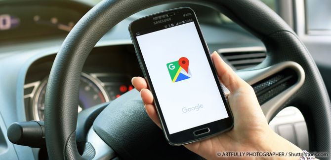 Praktisches Update verbessert Navigation von Google Maps